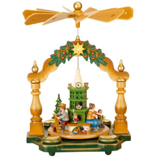 Pyramide Großmutter 's Weihnachtsstube 35x25cm