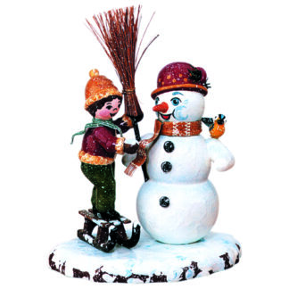 Wiki Junge mit Schneemann