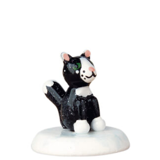 Wiki 6er Set Katze schwarz  2,5cm