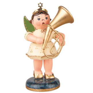Engel mit Tenorhorn 6,5cm