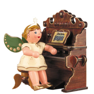 Engel mit Harmonium 6,5cm