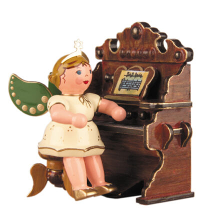 Engel mit Harmonium 6,5cm