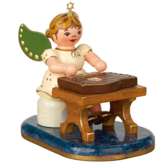 Engel mit Zither 6,5cm