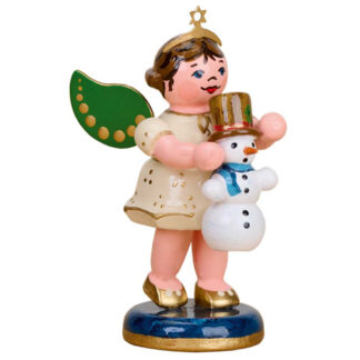 Engel mit Schneemann 6,5cm