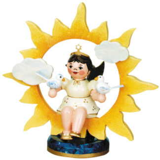 Engel - Sonne mit Tauben 10cm