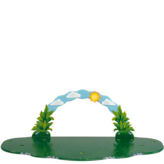 Wiese mit Himmelsbogen 80x38x27cm
