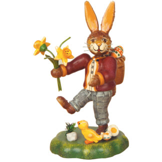Hasenvater mit Narzisse 10cm
