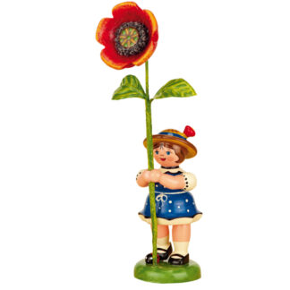 Blumenmädchen - Mohnblume 11cm