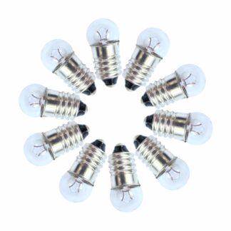 10er Set Glühbirne E10 4,8 V/0,3 VA