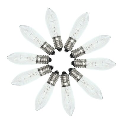 851-0068 10er Set Riffelkerze E10 34V/3W
