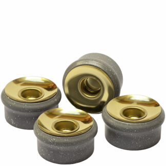 4er Set Teelichteinsatz - grau